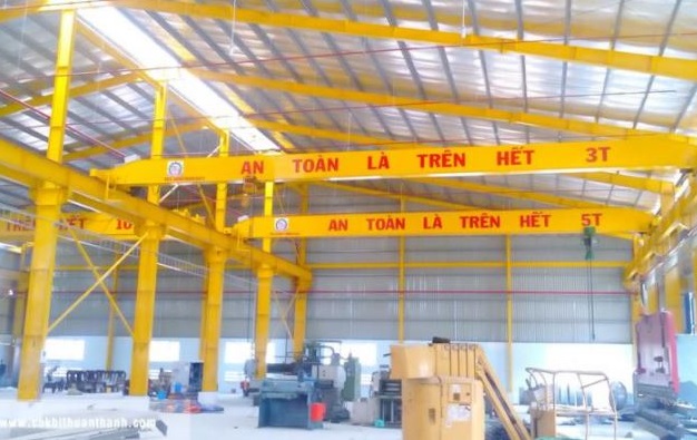 Cầu trục dầm đơn - Cầu Trục Và Cổng Trục Thuận Thành - Công Ty TNHH Sản Xuất Cơ Khí Thuận Thành